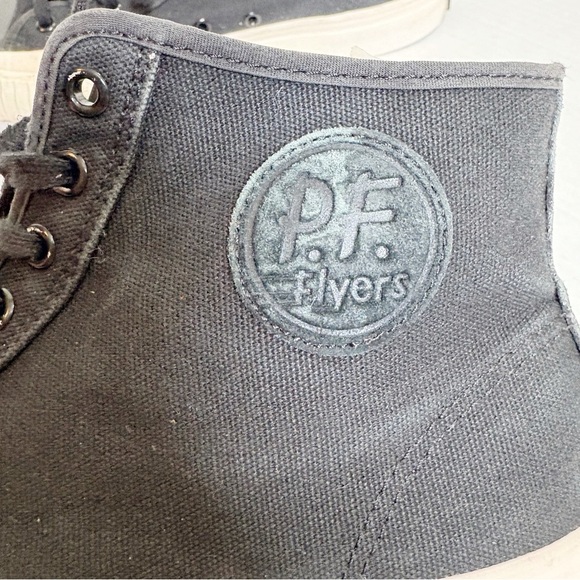 PF Flyers Center Hi Black Sneakers Men’s Size 10.5 Women’s Size 12 Sandlot Suede - Picture 3 of 12